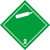 ADR STICKER / SIGN - CLASS 2.2a NO FLAMMABLE, NO TOXIC GASES