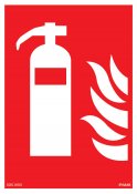 Brandsläckare symbol skylt